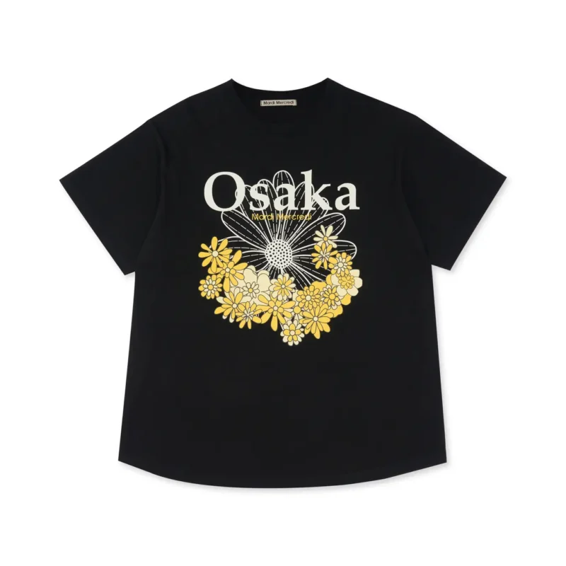 마르디 메크르디 오사카점 한정 UNISEX 티셔츠 FLOWER OSAKA NEW BLOSSOM