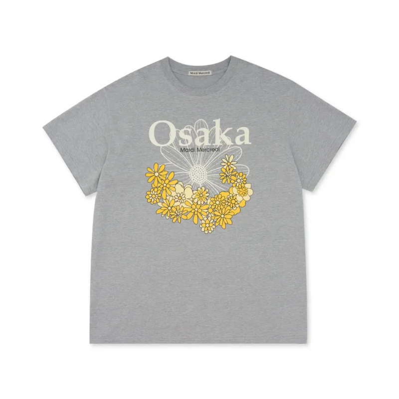 마르디 메크르디 오사카점 한정 UNISEX 티셔츠 FLOWER OSAKA NEW BLOSSOM